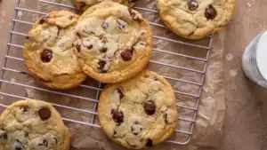 Vegan chocolate chip cookies