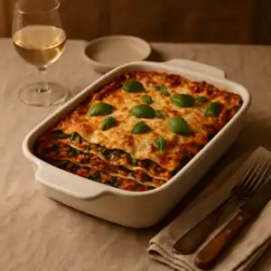 Plantaardige diner recepten 10 Lasagne met Sojagehakt