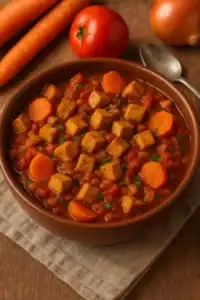 Plantaardige recepten 9 Lupine-Groentestoofpotje