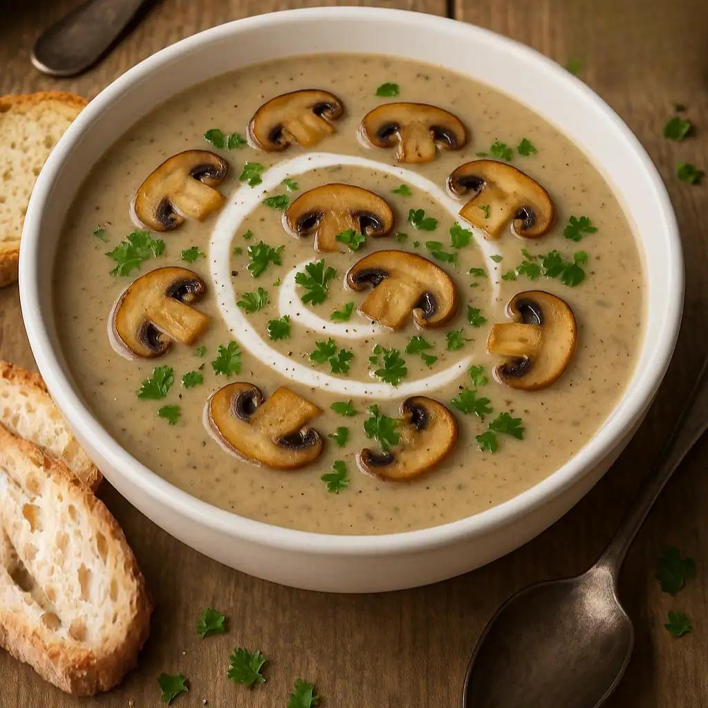 Romige Champignonsoep