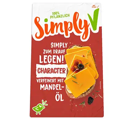 2409 simply v plakjes cheddar style 150g