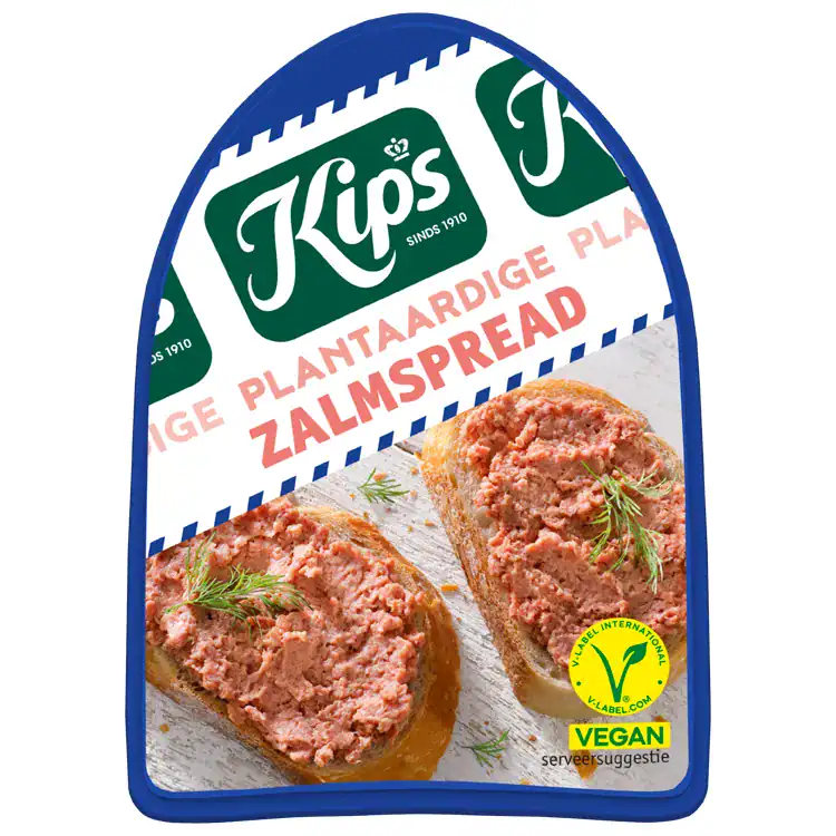 Zalmspread op brood