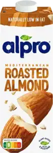 Fles Alpro amandeldrink met licht zoete notensmaak