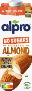 Fles Alpro amandeldrink zonder toegevoegde suikers