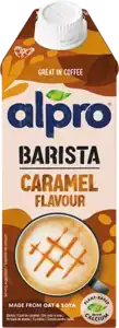 Karton Alpro barista-drink met karamelsmaak