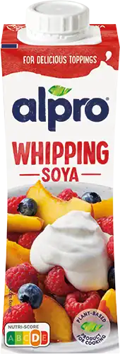 Karton Alpro sojaroom voor kloppen