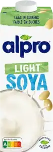 Fles Alpro light sojadrink zonder extra suikers