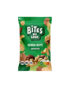 Gemengde ongezouten noten