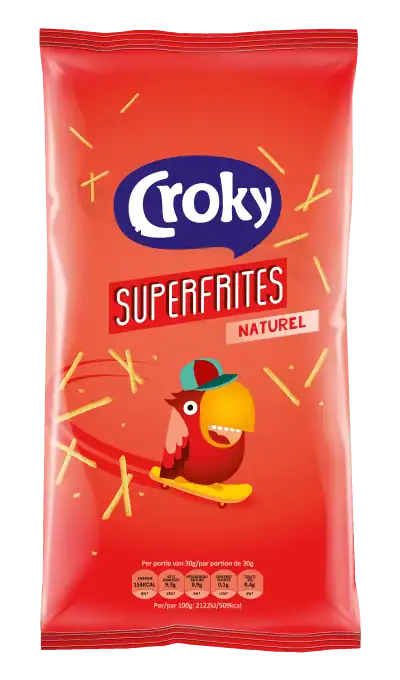 Zak Croky Superfrites Naturel met lange