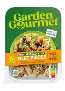 Kipstukjes met tomaat en kruiden