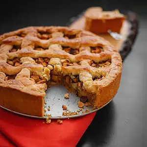 Plantaardige nagerechten recepten 5 Vegan appeltaart met appels en kaneel