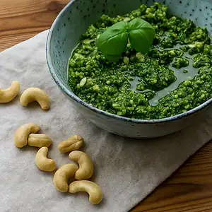Plantaardige bijgerechten & basisrecepten 7 Pesto zonder kaas in potje