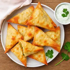 Plantaardige tussendoortjes recepten 1 Samosa’s met kruidig vulling