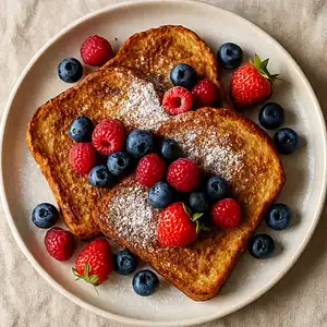 Plantaardige ontbijt recepten 8 Vegan wentelteefjes met kaneel en suiker