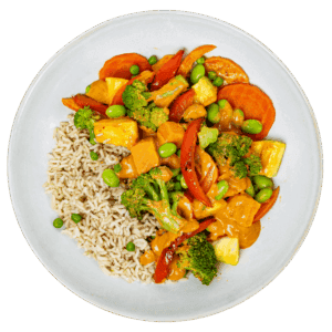 Thaise curry met ananas