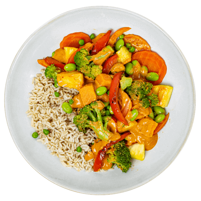 Thaise curry met ananas