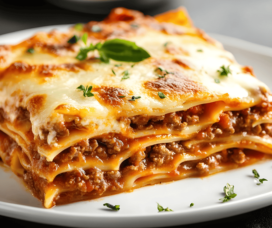 Lasagne zonder kaas